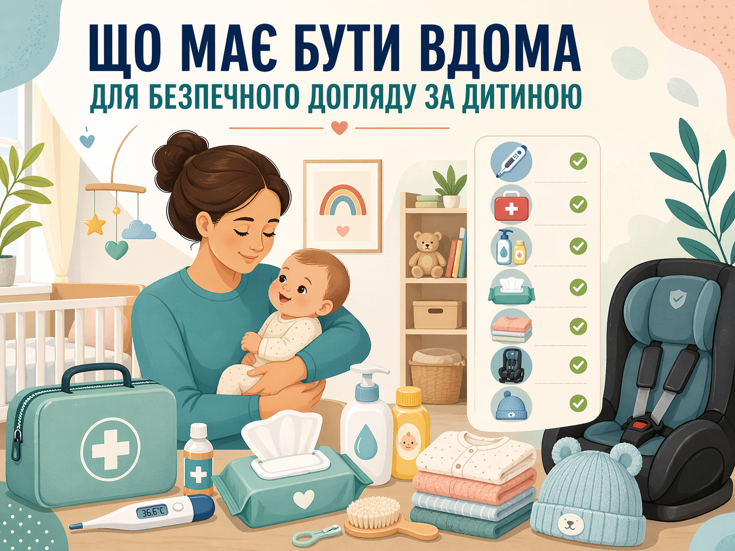 Як закріпити меблі в дитячій та перевірити кімнату після перестановки